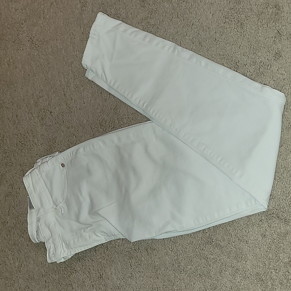 Old Navy mid-rise white jeans